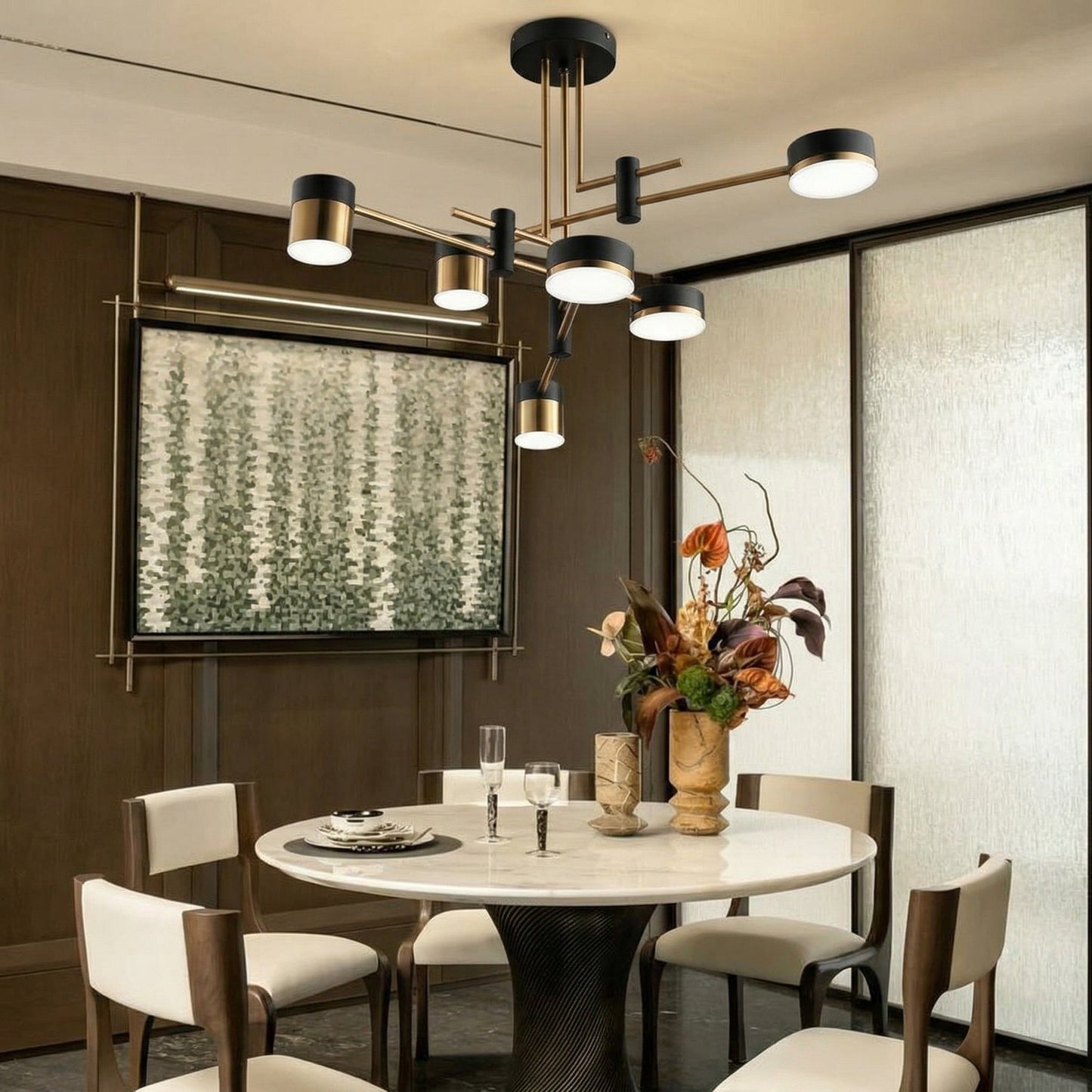 Wave Linear LED Chandelier