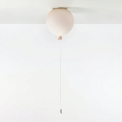 Balloon Glass Flush Mount for Kids Rooms