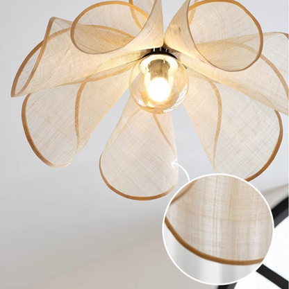 Petal Linen Pendant Light