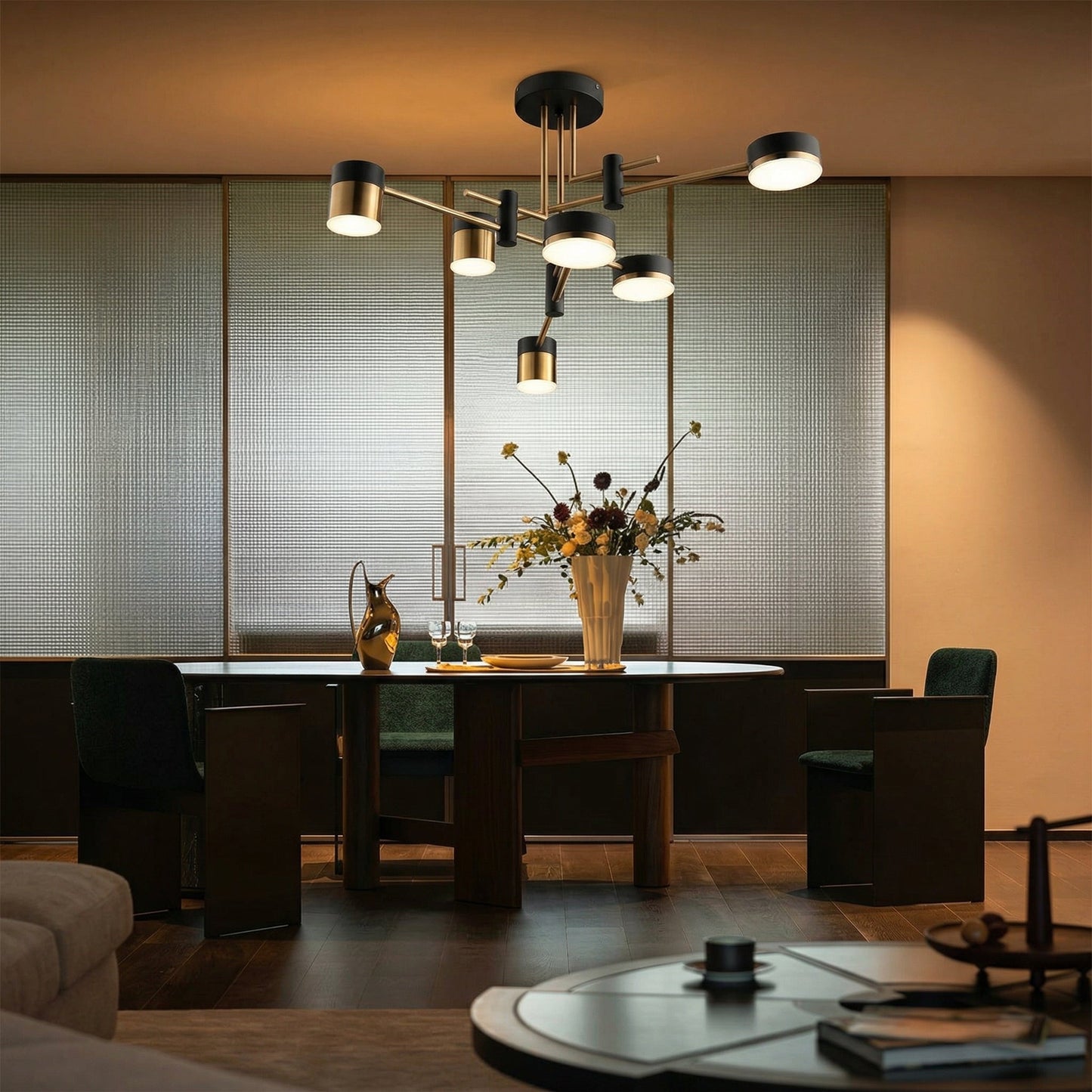 Wave Linear LED Chandelier