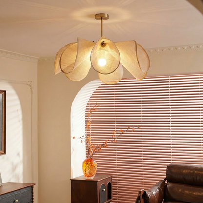 Petal Linen Pendant Light