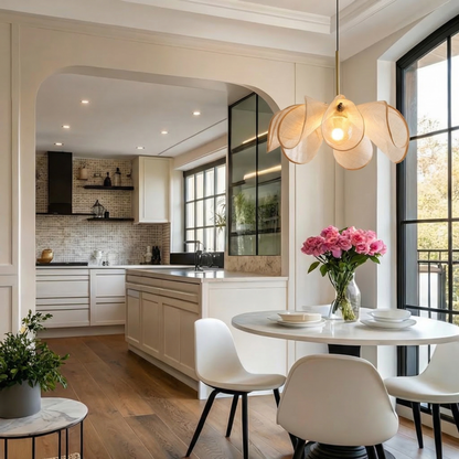 Petal Linen Pendant Light