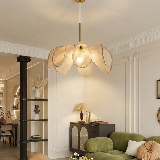Petal Linen Pendant Light