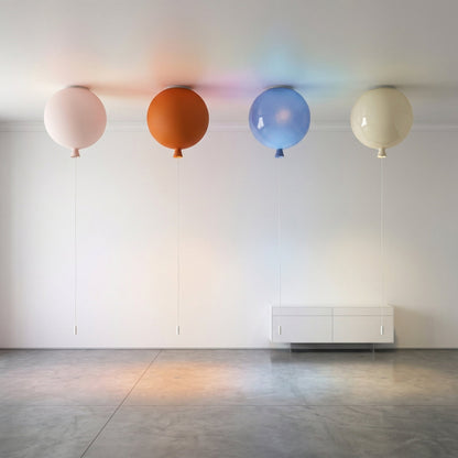 Balloon Glass Flush Mount for Kids Rooms