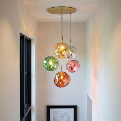 Melt Mirror Glass Pendant Light