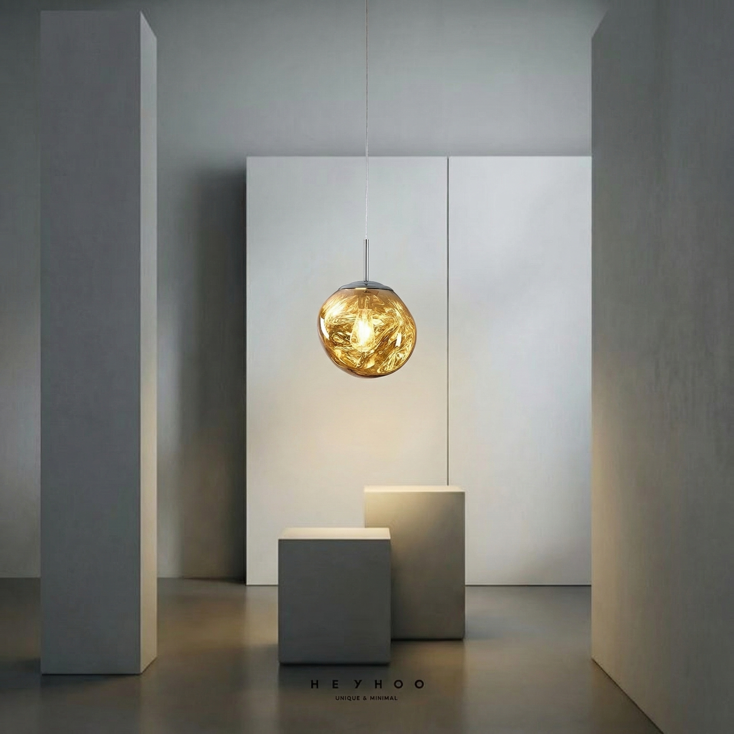 Melt Mirror Glass Pendant Light