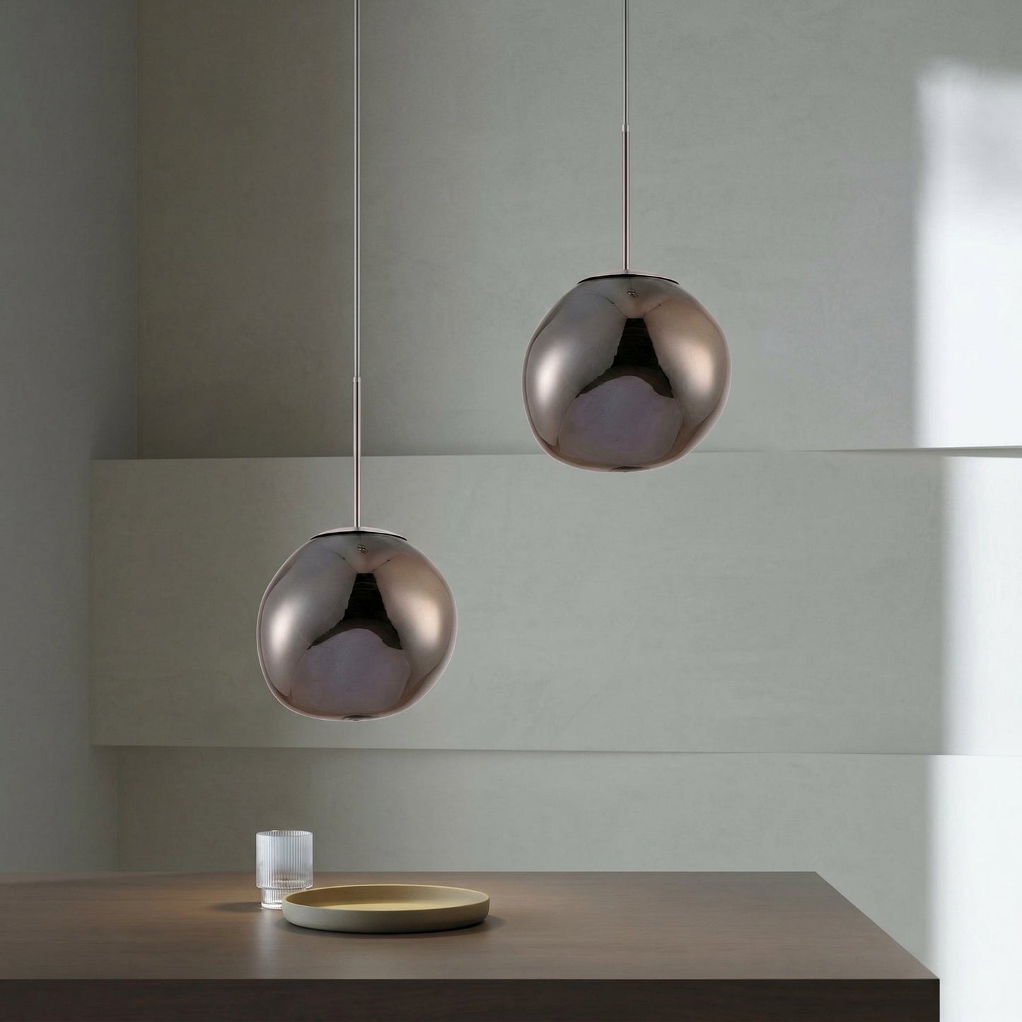 Melt Mirror Glass Pendant Light