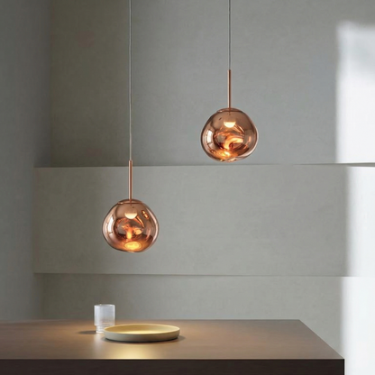 Melt Mirror Glass Pendant Light