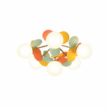 Macaron Petal Flush Mount for Kids Rooms