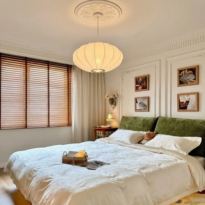 Silk Cocoon Cloud Pendant Light