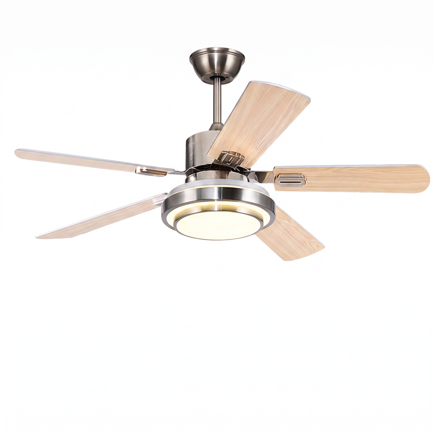 Dual-Halo Ring Light Ceiling Fan