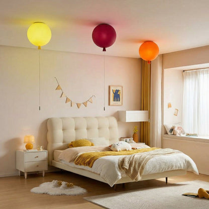 Balloon Glass Flush Mount for Kids Rooms