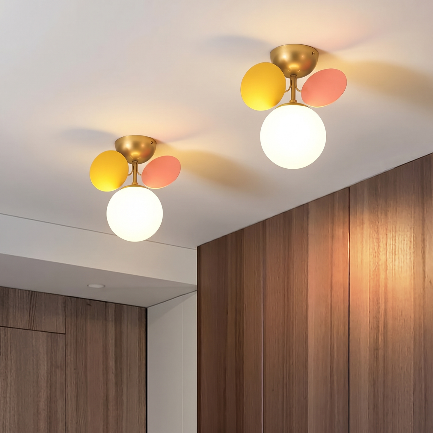 Macaron Petal Flush Mount for Kids Rooms