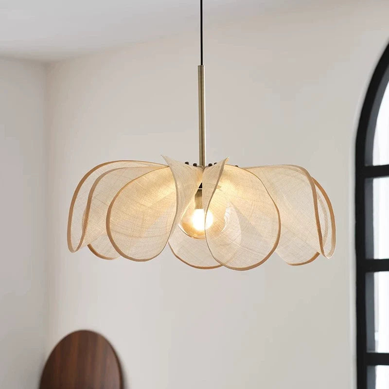 Petal Linen Pendant Light
