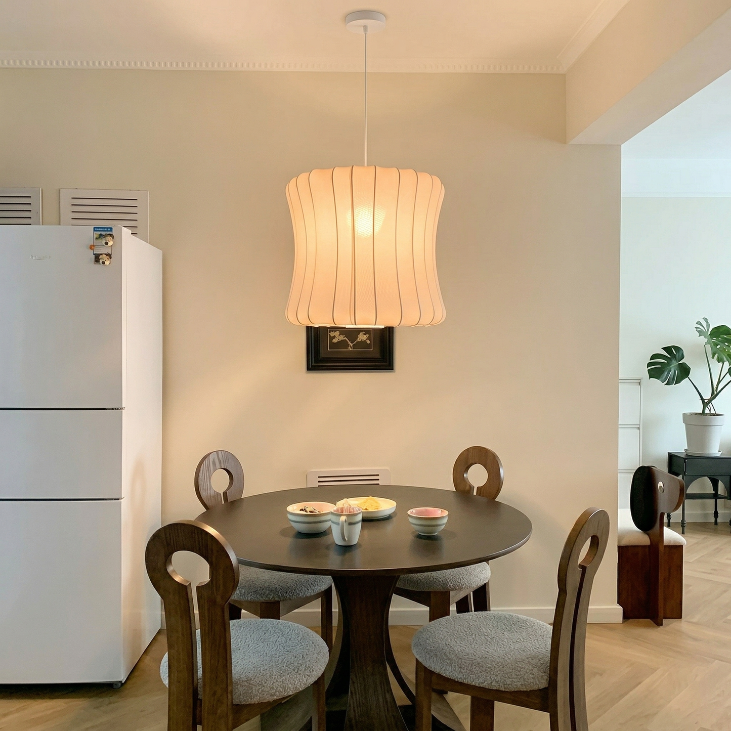 Silk Cocoon Cloud Pendant Light