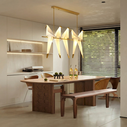 Paper Crane Origami Bird Pendant Light