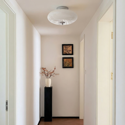 UFO Opal Glass Flush Mount Light