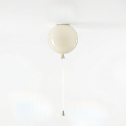 Balloon Glass Flush Mount for Kids Rooms