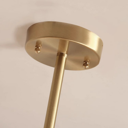 Gold Molecular Sputnik Chandelier