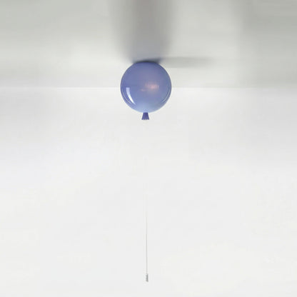 Balloon Glass Flush Mount for Kids Rooms