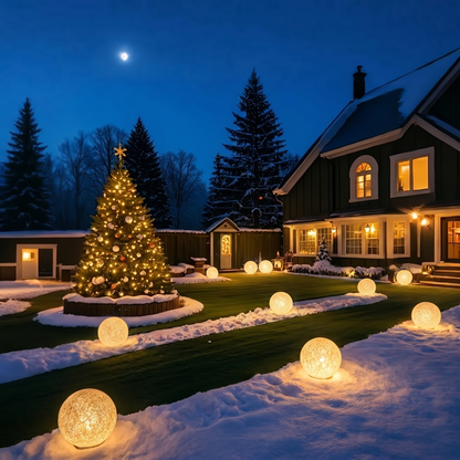 Hemp Fibre Moon Globe Pendant Light