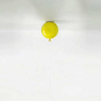 Balloon Glass Flush Mount for Kids Rooms