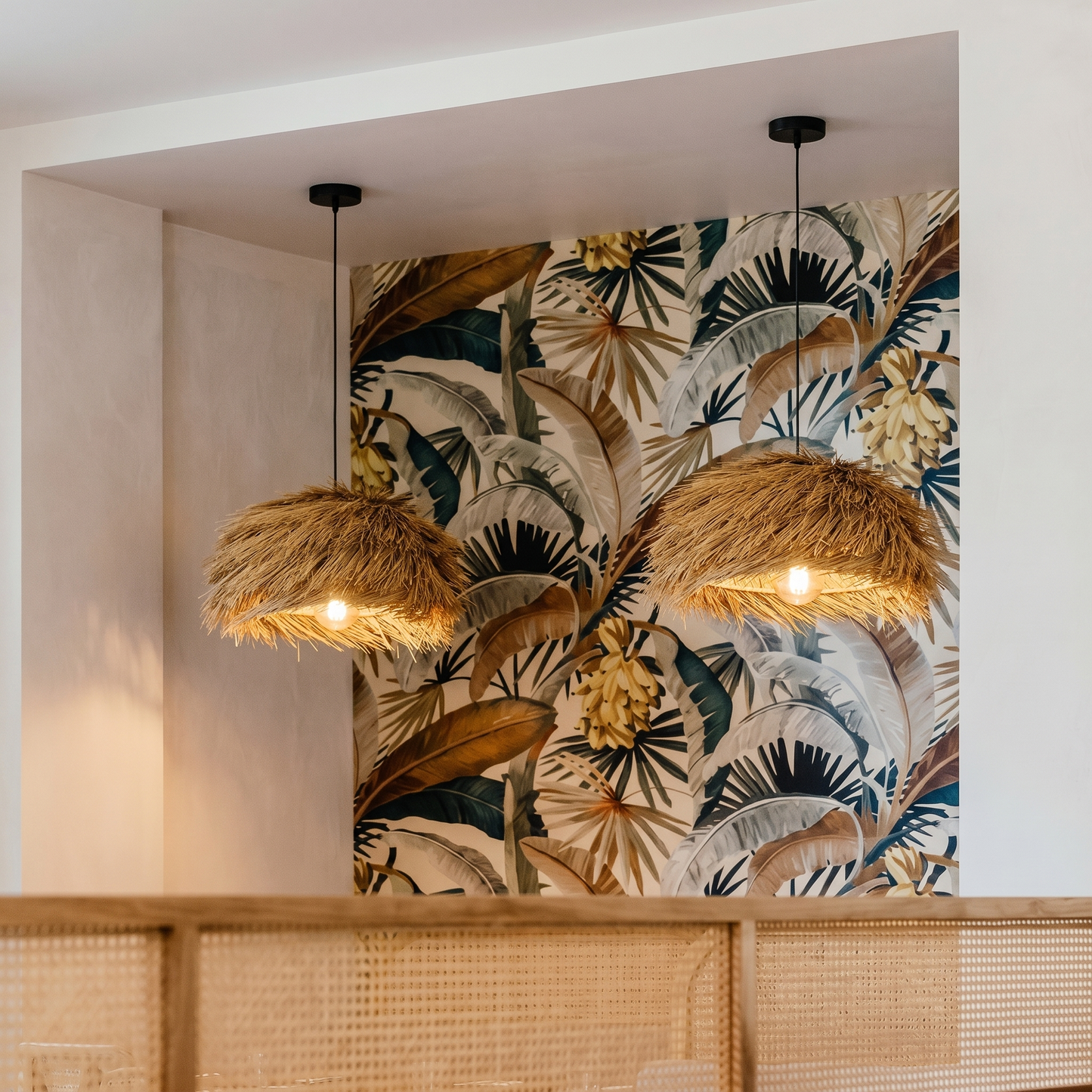 Grass Tassel Shaggy Pendant Light