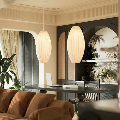 Silk Cocoon Cloud Pendant Light