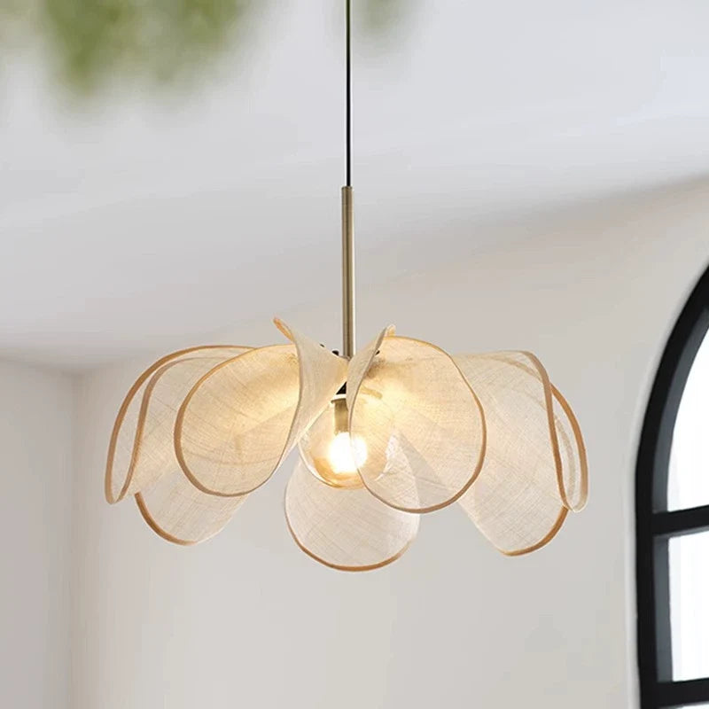 Petal Linen Pendant Light