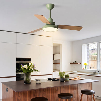 Nordic 3-Blade Wood Fan with Remote