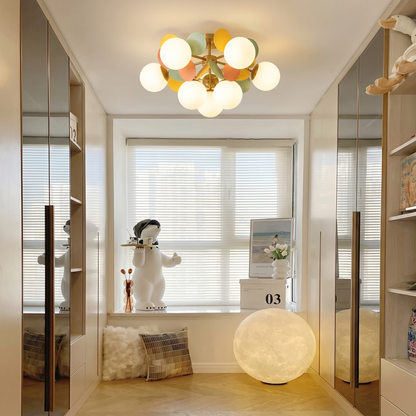 Macaron Petal Flush Mount for Kids Rooms
