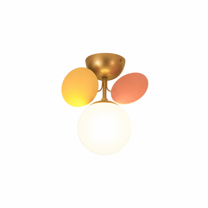 Macaron Petal Flush Mount for Kids Rooms