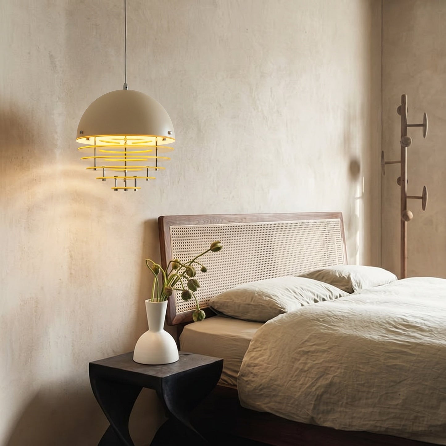 Tiered Louvered Hive Pendant Light
