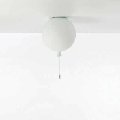 Balloon Glass Flush Mount for Kids Rooms