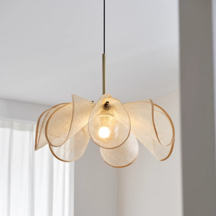 Petal Linen Pendant Light