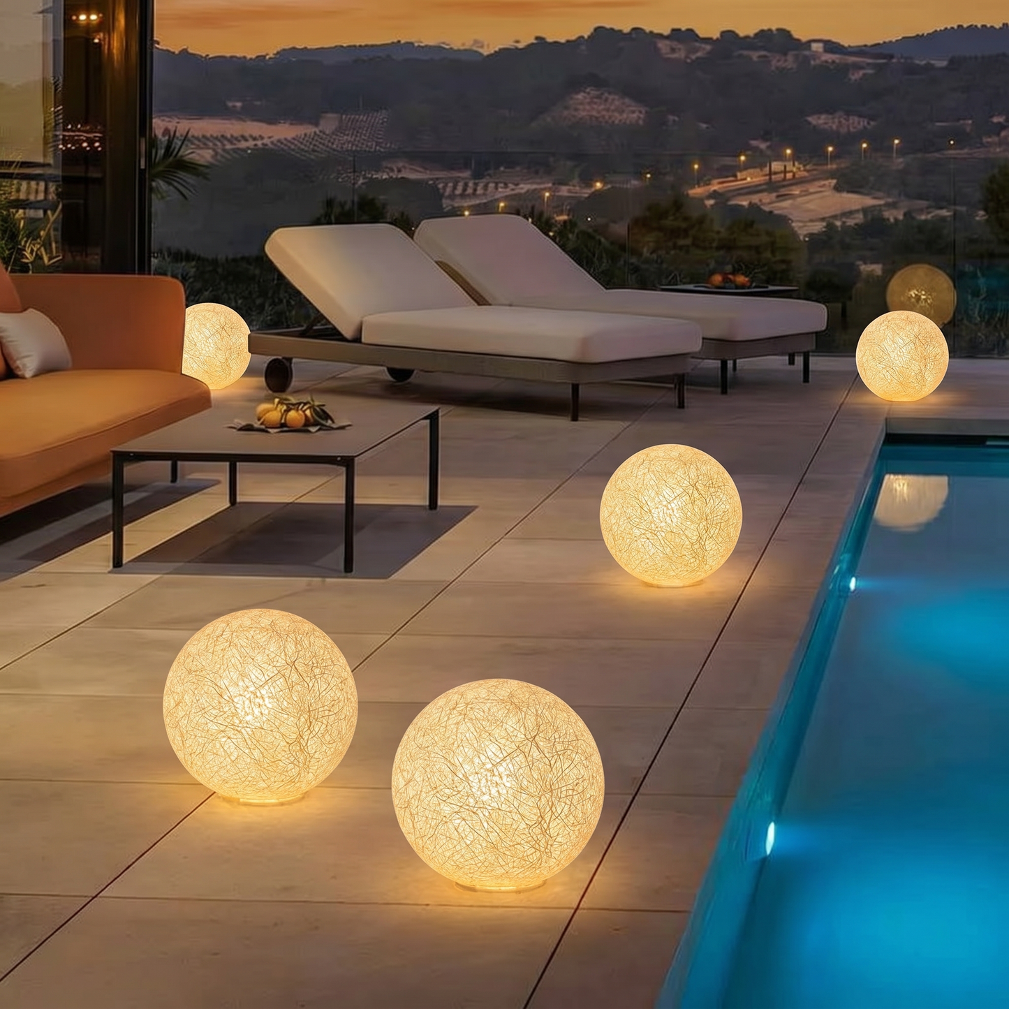 Solar Moon Globe Lamp IP65
