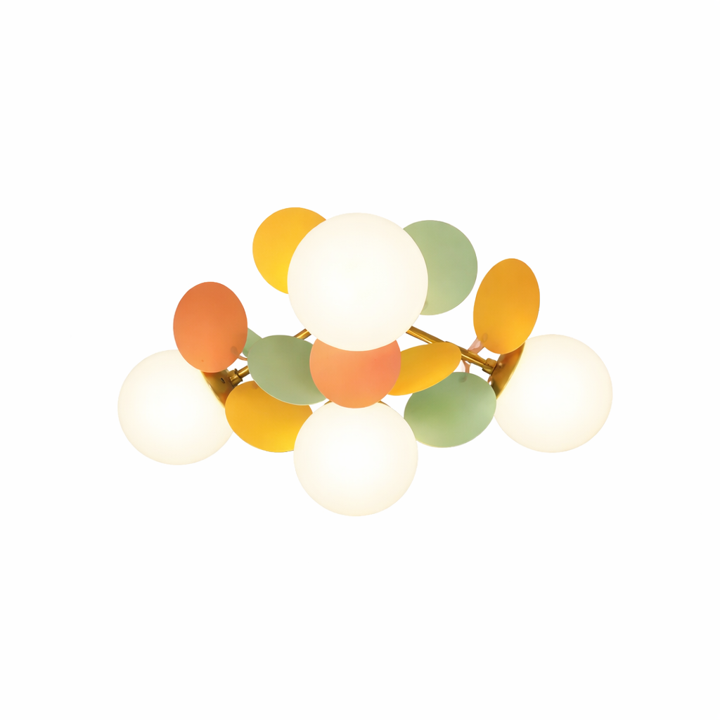 Macaron Petal Flush Mount for Kids Rooms