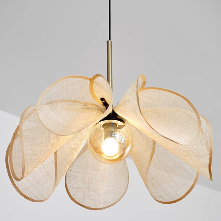 Petal Linen Pendant Light