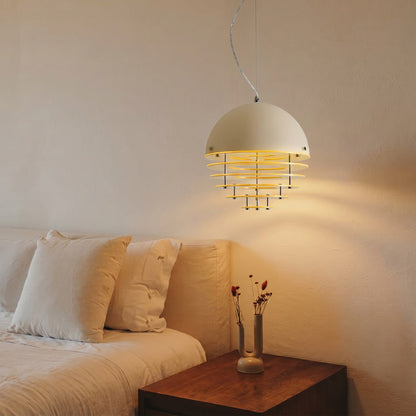 Tiered Louvered Hive Pendant Light