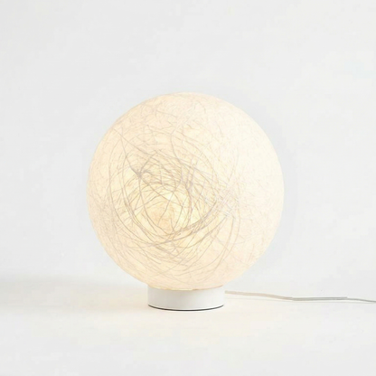 Hemp Fibre Moon Globe Pendant Light