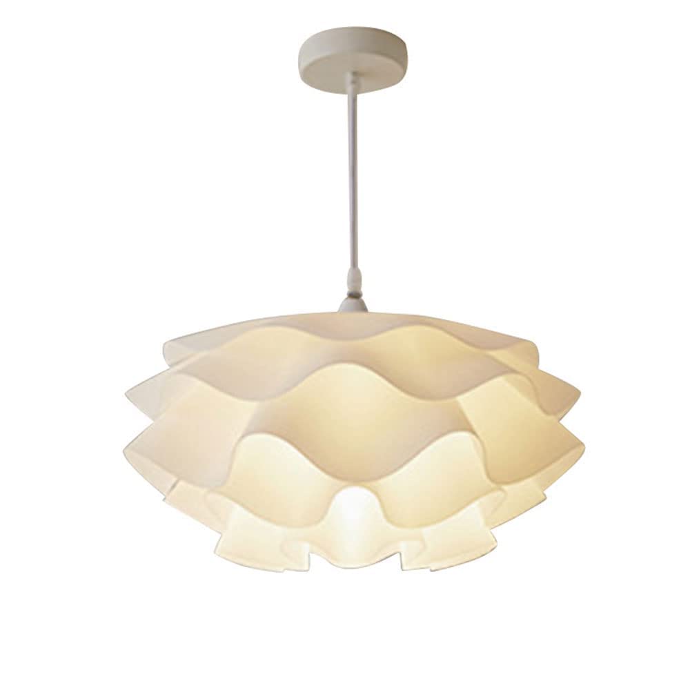 Wavy Scalloped Layered Pendant Light