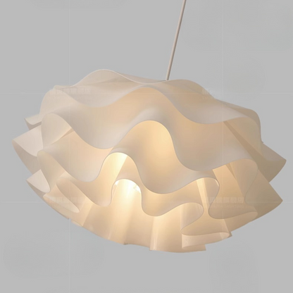 Wavy Scalloped Layered Pendant Light