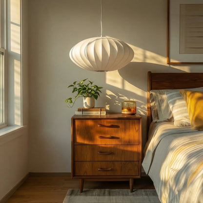 Silk Cocoon Cloud Pendant Light