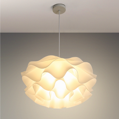 Wavy Scalloped Layered Pendant Light