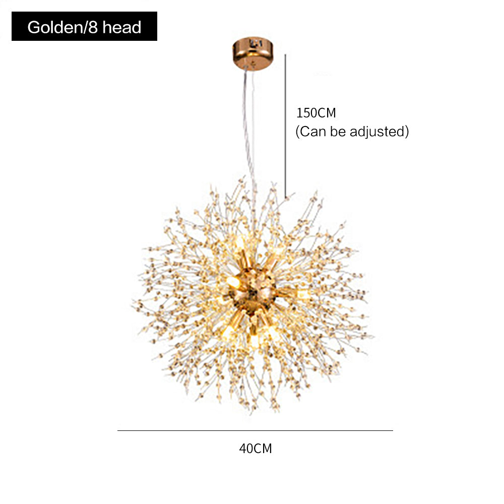 Crystal Dandelion Firework Chandelier